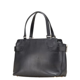 サルヴァトーレフェラガモ ガンチーニ ハンドバッグ ショルダーバッグ 2WAY AQ-21 0167 ブラック レザー レディース Salvatore Ferragamo 【中古】